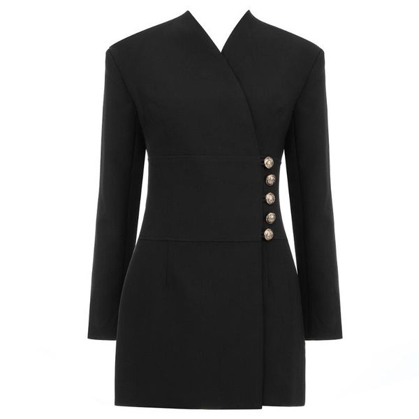 casual dresses vintage dress women blazer bodycon elegant buttons mini ladies winter long sleeve clothing, Black;gray
casual dresses vintage dress women blazer bodycon elegant buttons mini ladies winter long sleeve clothing, Black;gray
