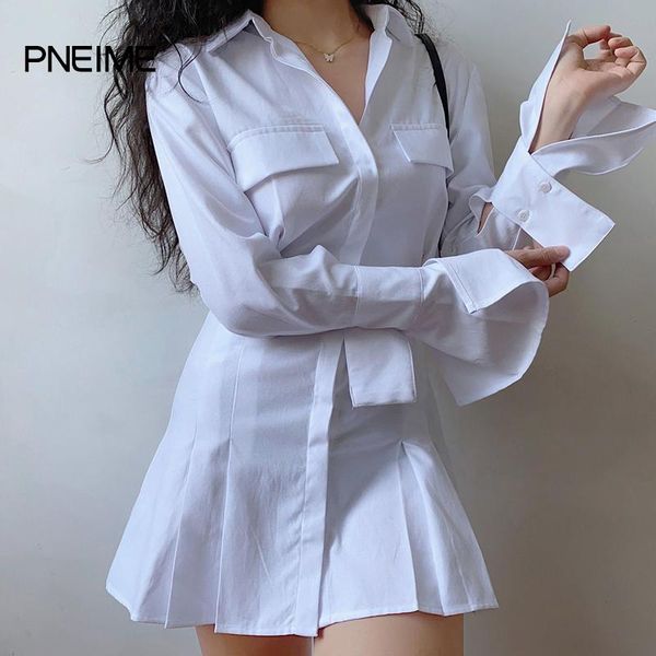 casual dresses woman white shirt dress ins girl pleated mini high waist a line office horn long sleeve temperament, Black;gray
casual dresses woman white shirt dress ins girl pleated mini high waist a line office horn long sleeve temperament, Black;gray
