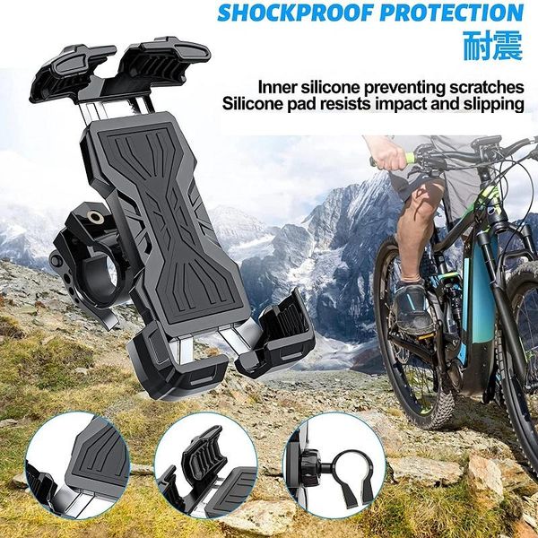 cell phone mounts & holders bike holder anti-shake stable bicycle motorcycle mount mountain handlebar support for smartphone
cell phone mounts & holders bike holder anti-shake stable bicycle motorcycle mount mountain handlebar support for smartphone