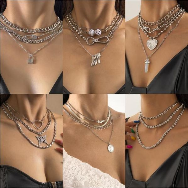 chains vivilady retro hip hop alloy key sieve handmade beaded pin lock butterfly heart pearl chain necklace female bijoux drop, Silver
chains vivilady retro hip hop alloy key sieve handmade beaded pin lock butterfly heart pearl chain necklace female bijoux drop, Silver