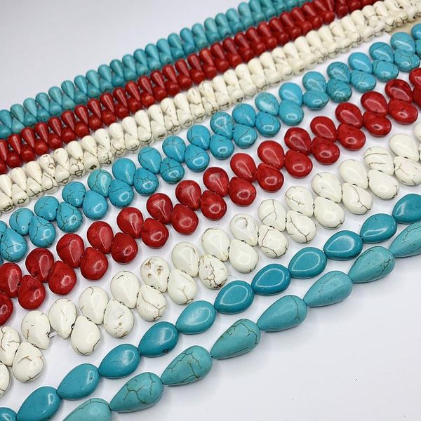 other 3 colors turquoises howlite stone loose spacer beads for jewelry making diy necklace bracelet accessories tear water drop b486
other 3 colors turquoises howlite stone loose spacer beads for jewelry making diy necklace bracelet accessories tear water drop b486