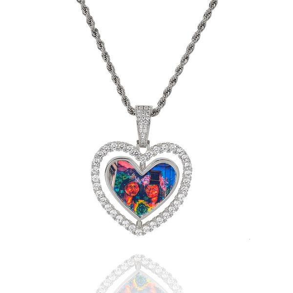 pendant necklaces hip hop jewelry rotary hollowed out double-sided love po po frame memory hiphop, Silver
pendant necklaces hip hop jewelry rotary hollowed out double-sided love po po frame memory hiphop, Silver