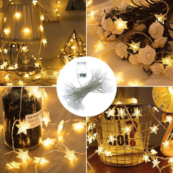 led star light string twinkle garlands battery powered flashing lights lamp holiday new year christmas decorations for home
led star light string twinkle garlands battery powered flashing lights lamp holiday new year christmas decorations for home