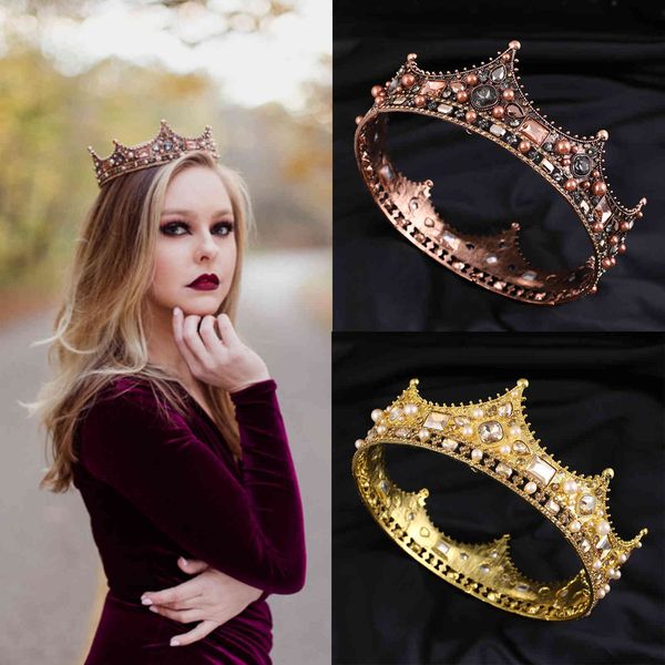 vintage baroque royal crown king queen wedding tiara for women bride headpiece men party crystal hair jewelry diadem, Slivery;golden
vintage baroque royal crown king queen wedding tiara for women bride headpiece men party crystal hair jewelry diadem, Slivery;golden