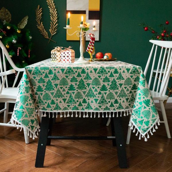 europe style linen cotton tablecloth red christmas tree family party decoration table cloth white tassel hem wedding table cover
europe style linen cotton tablecloth red christmas tree family party decoration table cloth white tassel hem wedding table cover