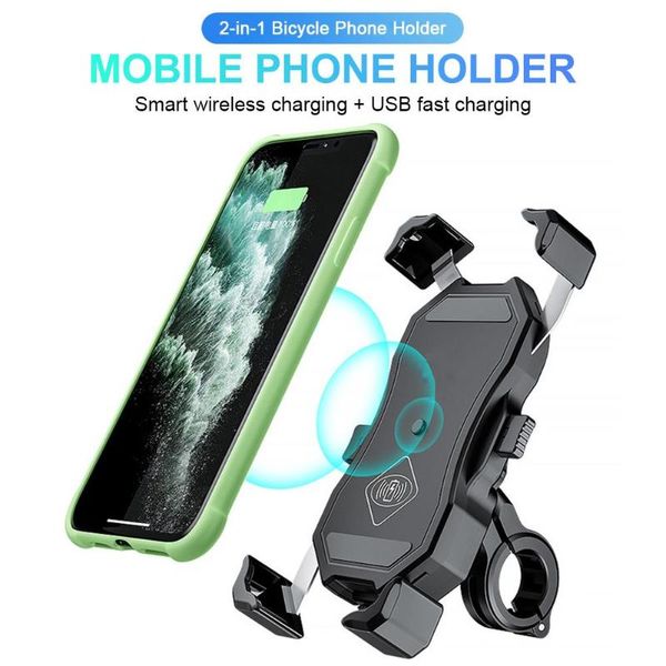 car & truck racks 2-in-1 bike phone holder 15w wireless charger ipx6 waterproof rotatable motorcycle 3-7" smartphone stand mtb bicycle
car & truck racks 2-in-1 bike phone holder 15w wireless charger ipx6 waterproof rotatable motorcycle 3-7" smartphone stand mtb bicycle