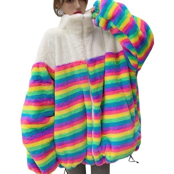 women's hoodies & sweatshirts plus size zipper coral fleece lady clothes hoodie women sweatshirt splicing harajuku beautiful rainbow st, Black
women's hoodies & sweatshirts plus size zipper coral fleece lady clothes hoodie women sweatshirt splicing harajuku beautiful rainbow st, Black