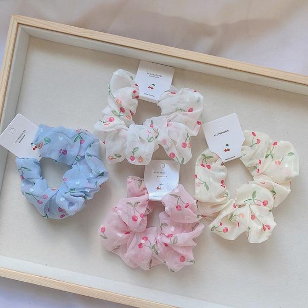 hair accessories 4 pcs/ set korean circle chiffon cherry large intestine girl heart rope wholesale, Slivery;white
hair accessories 4 pcs/ set korean circle chiffon cherry large intestine girl heart rope wholesale, Slivery;white