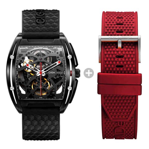 ciga design z series mechanical watch mens watches dlc technique waterproof clock business male wristwatch spare silicone strap, Slivery;brown
ciga design z series mechanical watch mens watches dlc technique waterproof clock business male wristwatch spare silicone strap, Slivery;brown