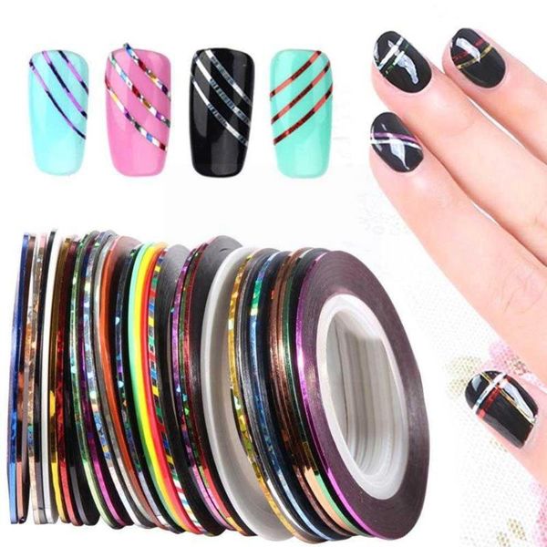 nail art decorations 30pcs / set gold silver wire painted line striping tool sticker rhinestones diy decoration tape a7l7, Silver;gold
nail art decorations 30pcs / set gold silver wire painted line striping tool sticker rhinestones diy decoration tape a7l7, Silver;gold