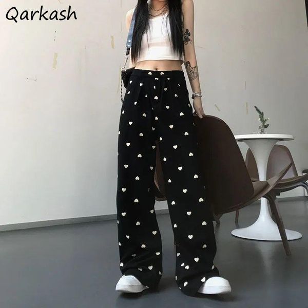 women's pants & capris casual women loose mopping harajuku heart print vintage streetwear chic fashion leisure retro trousers summer, Black;white
women's pants & capris casual women loose mopping harajuku heart print vintage streetwear chic fashion leisure retro trousers summer, Black;white
