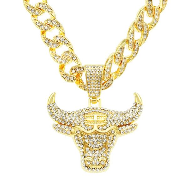 pendant necklaces hip hop rhinestones paved bling iced out bull head tau pendants necklace for men rapper jewelry gold silver color
pendant necklaces hip hop rhinestones paved bling iced out bull head tau pendants necklace for men rapper jewelry gold silver color