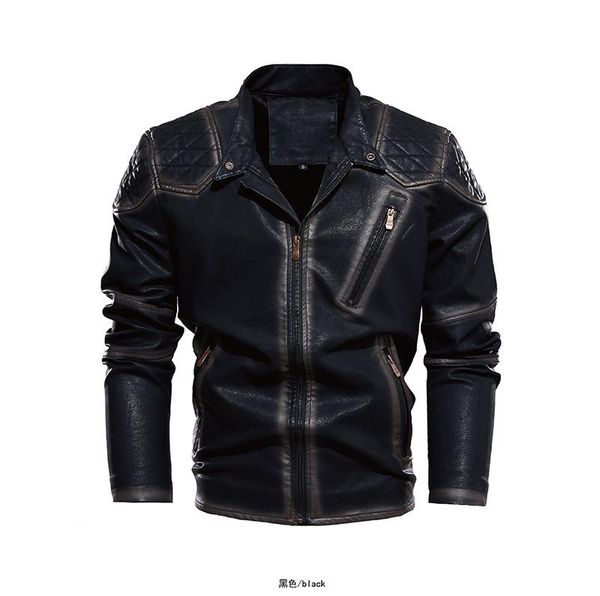 men's jackets mens vintage leather jacket pu punk coat fashion stand collar motorcycle male thick fleece winter warm casual windbreaker, Black;brown
men's jackets mens vintage leather jacket pu punk coat fashion stand collar motorcycle male thick fleece winter warm casual windbreaker, Black;brown