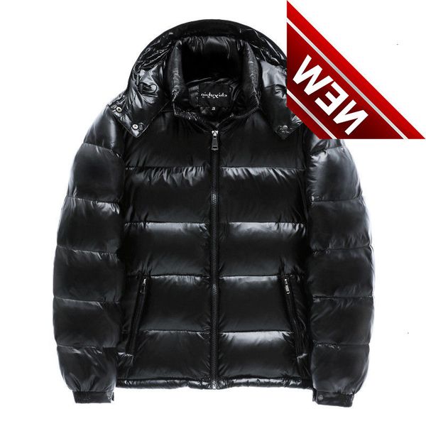 winter warm men jacket coat casual autumn hooded men's short thick down white duck parka male glossy fashion, Black
winter warm men jacket coat casual autumn hooded men's short thick down white duck parka male glossy fashion, Black