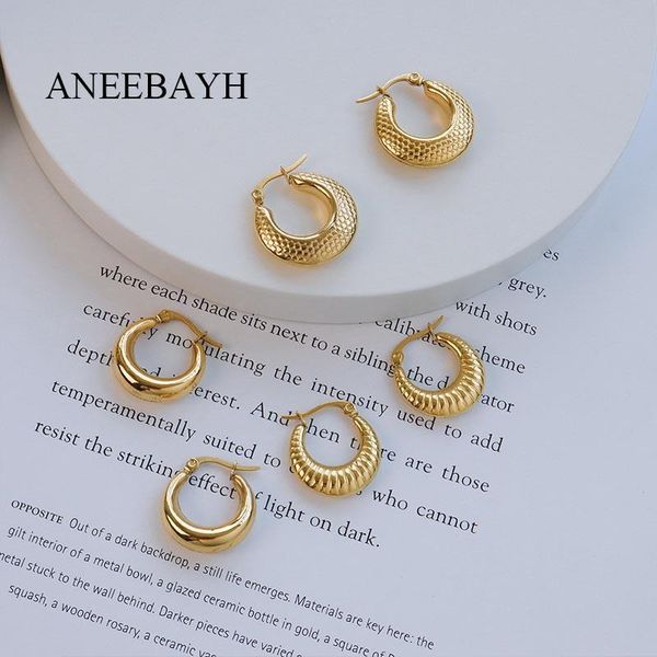 hoop & huggie vintage statement thick texture earrings for women chunky stainless steel 18 k metal party jewelry gold 2021 trend, Golden;silver
hoop & huggie vintage statement thick texture earrings for women chunky stainless steel 18 k metal party jewelry gold 2021 trend, Golden;silver