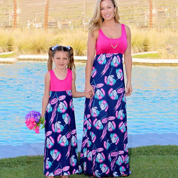 mama and me maxi bodycon dress women summer patchwork flowers long for baby girls clothing family matching outfits, Black;gray
mama and me maxi bodycon dress women summer patchwork flowers long for baby girls clothing family matching outfits, Black;gray
