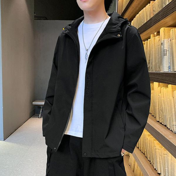 2021 spring and autumn new jacket men's simple fashion youth men's jacket hooded casual trend, Black;brown
2021 spring and autumn new jacket men's simple fashion youth men's jacket hooded casual trend, Black;brown