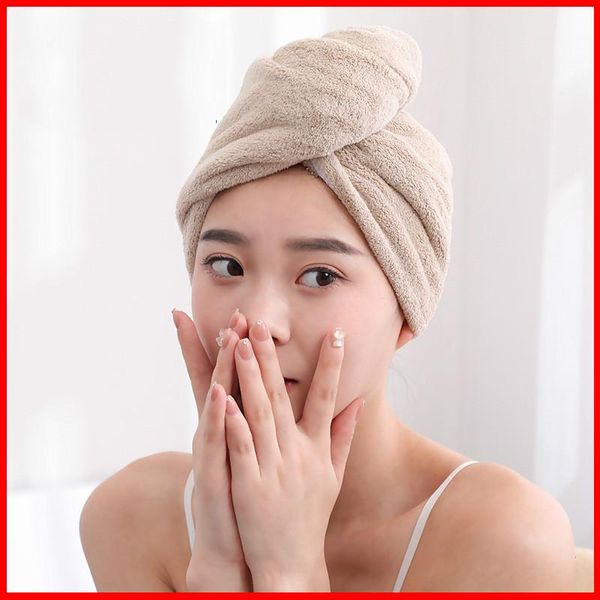 towel dry shower cap hair absorbent coral fleece household thick quick-drying bath towels
towel dry shower cap hair absorbent coral fleece household thick quick-drying bath towels