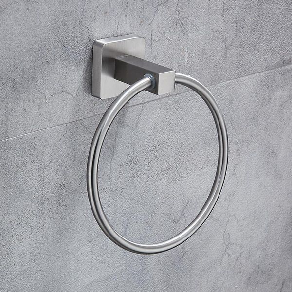stainless steel brushed bathroom towel ring hanger square kitchen toilet wall hanging supplies
stainless steel brushed bathroom towel ring hanger square kitchen toilet wall hanging supplies