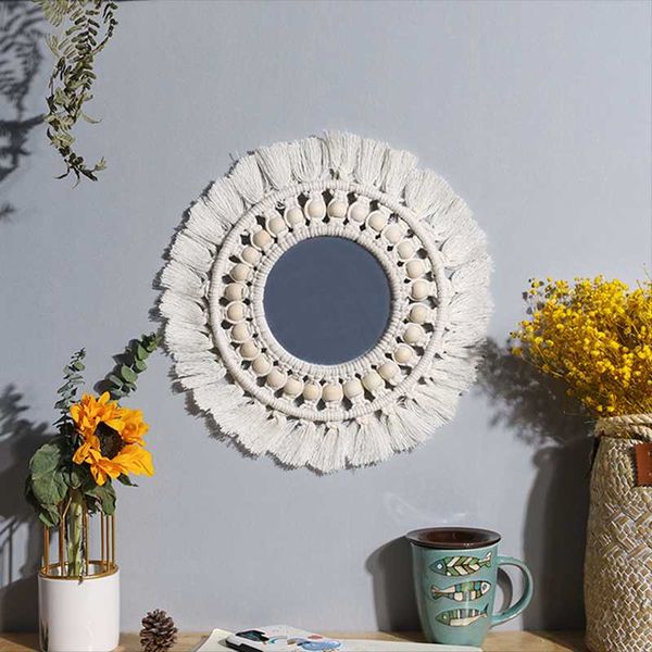 mirrors bohemian leaf feather mirror modern nordic style hand-woven tapestry living room bedroom wall hanging decorative
mirrors bohemian leaf feather mirror modern nordic style hand-woven tapestry living room bedroom wall hanging decorative