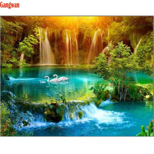 diamond painting waterfall,5d,diamond swan lake ,stitch cross,3d pictures of rhinestone,full,diamond embroidery,diamond mosaic landscape
diamond painting waterfall,5d,diamond swan lake ,stitch cross,3d pictures of rhinestone,full,diamond embroidery,diamond mosaic landscape