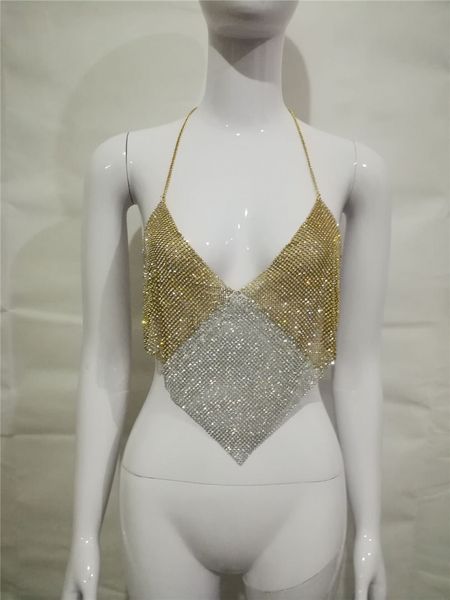 shiny crystal rhinestones halter bra crop club backless deep v neck tank summer beach rhinestone clubwear, White
shiny crystal rhinestones halter bra crop club backless deep v neck tank summer beach rhinestone clubwear, White