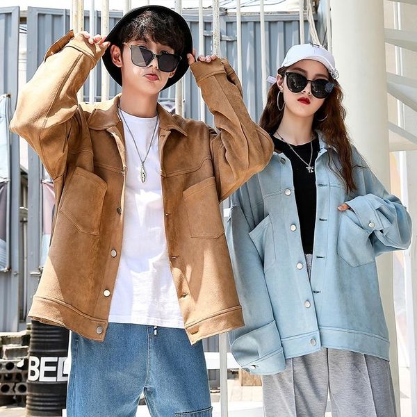 men's jackets autumn deerskin velvet jacket fashion pocket casual men streetwear korean loose coffee/gray/blue utility, Black;brown
men's jackets autumn deerskin velvet jacket fashion pocket casual men streetwear korean loose coffee/gray/blue utility, Black;brown