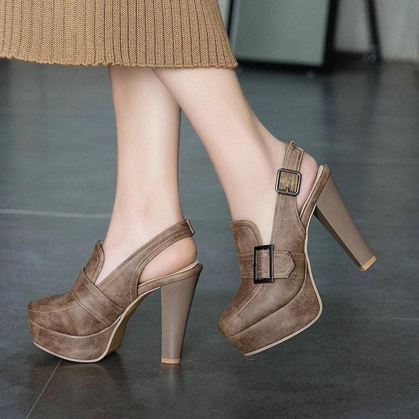 dress shoes 2021 vintage khaki black platform spike high heels buckle retro ladies slingbacks daily womens pumps summer
dress shoes 2021 vintage khaki black platform spike high heels buckle retro ladies slingbacks daily womens pumps summer