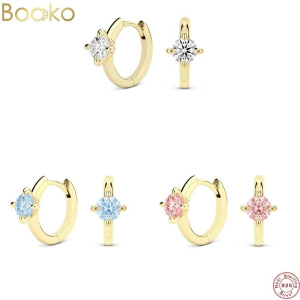 hoop & huggie boako s925 sterling silver four prong diamonds small earrings clear cz geometric circle for women jewelry, Golden;silver
hoop & huggie boako s925 sterling silver four prong diamonds small earrings clear cz geometric circle for women jewelry, Golden;silver
