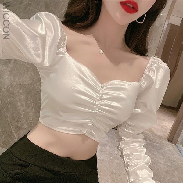 women's blouses & shirts vintage women hollow lace-up front puff sleeve elegant fashion lady slim fit low-cut blouse solid, White
women's blouses & shirts vintage women hollow lace-up front puff sleeve elegant fashion lady slim fit low-cut blouse solid, White