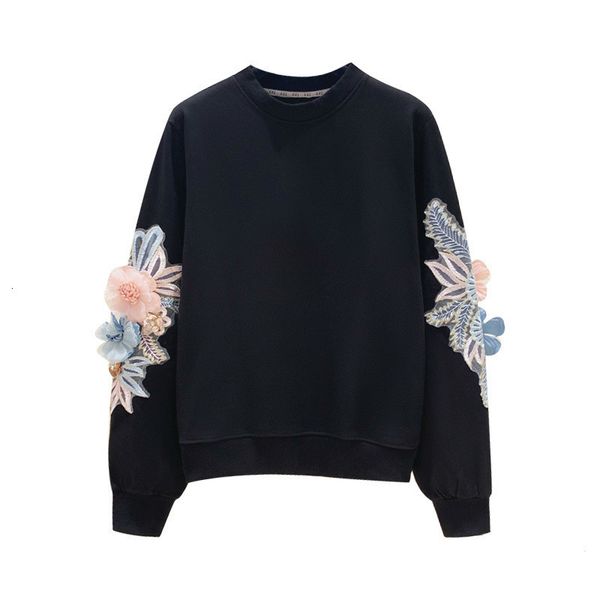 female floral jersey new three-dimensional flower embroidered pullover sleeve hood 2021 black white autumn with hoodie l1sh
female floral jersey new three-dimensional flower embroidered pullover sleeve hood 2021 black white autumn with hoodie l1sh