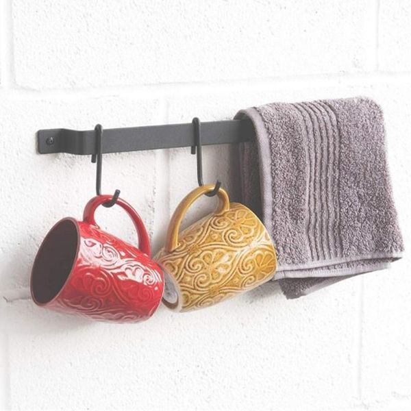 hooks & rails rail type kitchen utensils hook rack minimalist hanging organiser with 10 s-hooks pot lid holder wall mount storage
hooks & rails rail type kitchen utensils hook rack minimalist hanging organiser with 10 s-hooks pot lid holder wall mount storage