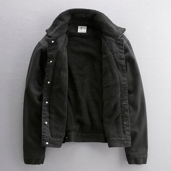 2021 new newly fashion winter jacket men black color casual veet denim cotton warm coats british style thick parka hombre 5piq, Black;brown
2021 new newly fashion winter jacket men black color casual veet denim cotton warm coats british style thick parka hombre 5piq, Black;brown