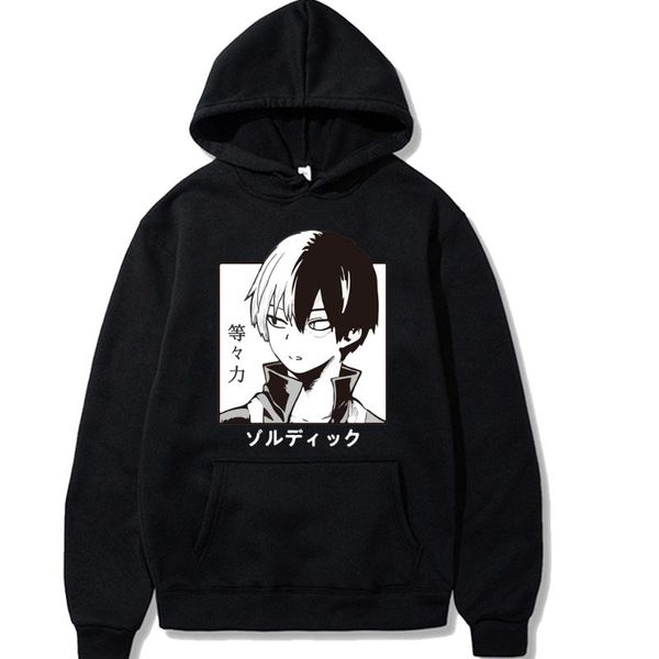 men's hoodies & sweatshirts japanese anime cartoon my hero academia men women streetwear pullovers casual clothes 300, Black
men's hoodies & sweatshirts japanese anime cartoon my hero academia men women streetwear pullovers casual clothes 300, Black