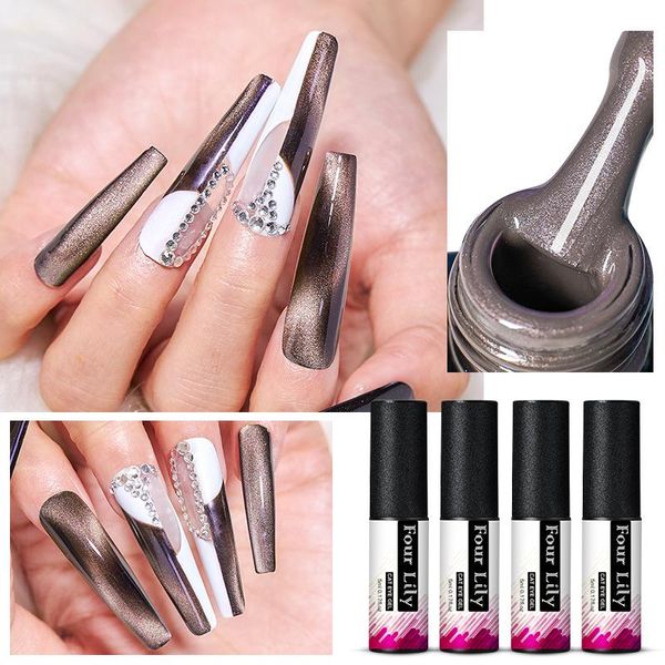 nail gel four lily 5ml cat eye long-lasting art magnetic soak off uv polish rose gold gray series manicure lacqu, Red;pink
nail gel four lily 5ml cat eye long-lasting art magnetic soak off uv polish rose gold gray series manicure lacqu, Red;pink