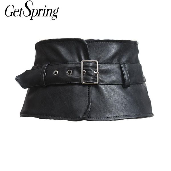 belts getspring women cummerbunds elastic waistband belt corset pu leather wide for fashion ladies 2021, Black;brown
belts getspring women cummerbunds elastic waistband belt corset pu leather wide for fashion ladies 2021, Black;brown