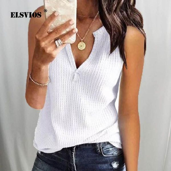 women's blouses & shirts elsvios women sleeveless blouse summer basic blousa elegant v neck solid color pullover 5xl, White
women's blouses & shirts elsvios women sleeveless blouse summer basic blousa elegant v neck solid color pullover 5xl, White