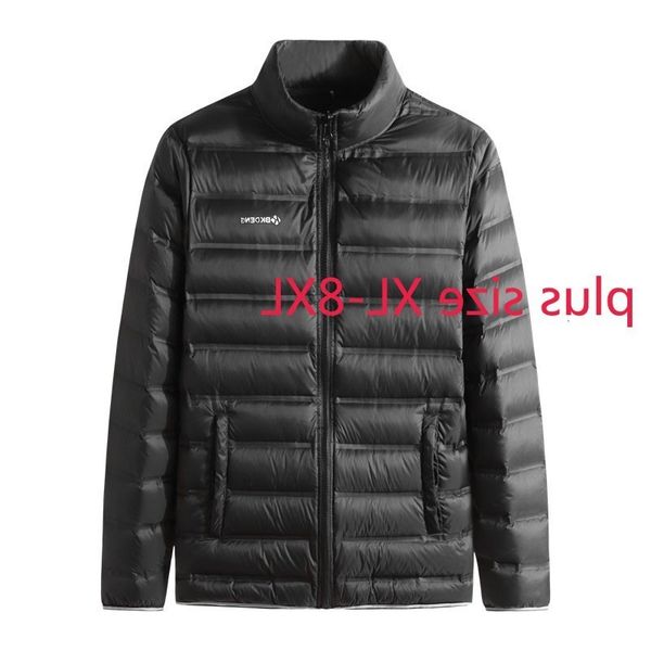 new arrival super large autumn winter male youth lightweight stand collar down jacket fashion casual coats plus size l-7xl 8xl, Black
new arrival super large autumn winter male youth lightweight stand collar down jacket fashion casual coats plus size l-7xl 8xl, Black