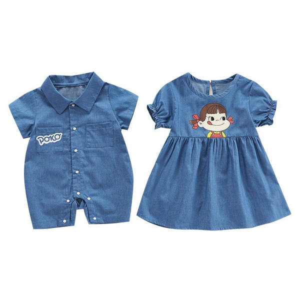 denimrompersforboyanddressforgirlfashioncartoonprintbabybodysuittwinoutfitscuteclothingfornewbornsbabythings, Red;yellow
denimrompersforboyanddressforgirlfashioncartoonprintbabybodysuittwinoutfitscuteclothingfornewbornsbabythings, Red;yellow