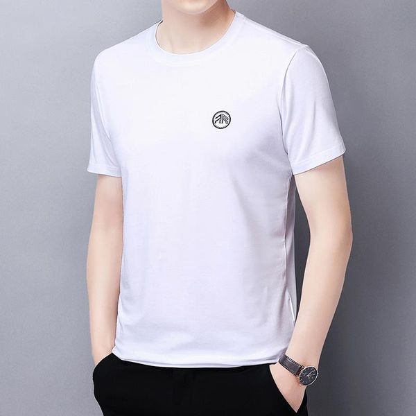men's t-shirts brand clothing summer men t shirt modal fabric mens o neck man t-shirt for male tee tshirts boy 5 colours,566, White;black 
men's t-shirts brand clothing summer men t shirt modal fabric mens o neck man t-shirt for male tee tshirts boy 5 colours,566, White;black