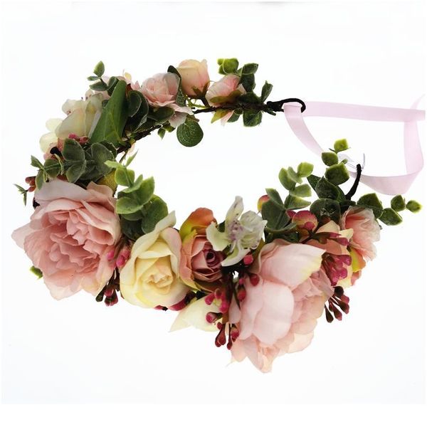pink flowers crown festival headpiece women hair accessories headdress girl baby crown floral garland wedding floral qylpnu
pink flowers crown festival headpiece women hair accessories headdress girl baby crown floral garland wedding floral qylpnu