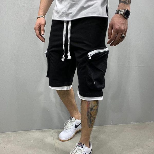 men knee-length cotton shorts men's loose short trousers fitness bodybuilding joggers durable summer shorts pants sportswear, White;black
men knee-length cotton shorts men's loose short trousers fitness bodybuilding joggers durable summer shorts pants sportswear, White;black