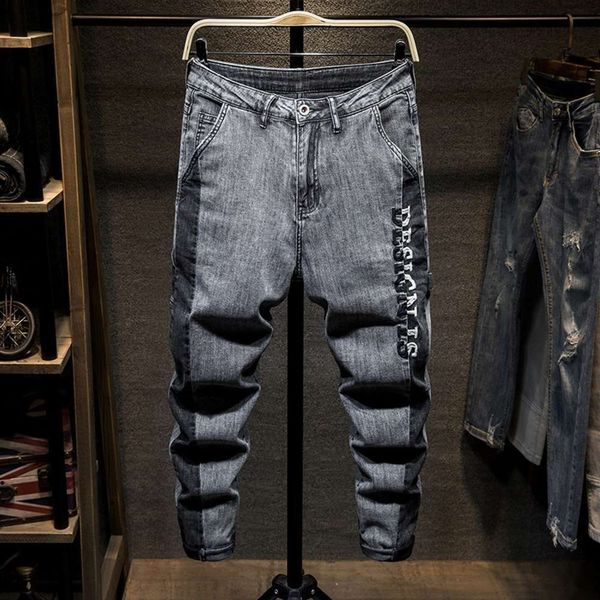 jeans slim fit summer new korean small foot harun fashion elastic spring and autumn casual pants men'swinter, Blue
jeans slim fit summer new korean small foot harun fashion elastic spring and autumn casual pants men'swinter, Blue