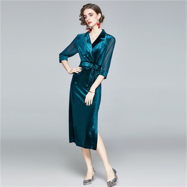 dressed in european velvet long dresses of thin korean shreds spring fall as noche 9l9f, Black;gray
dressed in european velvet long dresses of thin korean shreds spring fall as noche 9l9f, Black;gray