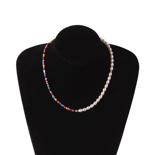 chokers sjti-119 pearl choker necklace colorful seed beads bohemia collar summer beach party for women girls fashion jewelry gifts, Golden;silver
chokers sjti-119 pearl choker necklace colorful seed beads bohemia collar summer beach party for women girls fashion jewelry gifts, Golden;silver