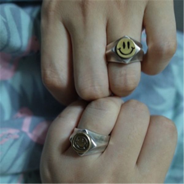 hbp fashion play cool metal thick plate exaggerate personality color matching smile face couple make old index finger ring, Silver
hbp fashion play cool metal thick plate exaggerate personality color matching smile face couple make old index finger ring, Silver