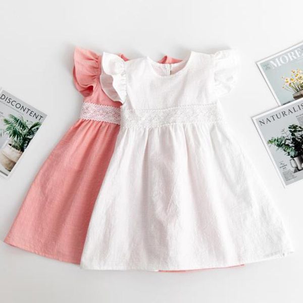 girl's dresses summer baby girls european america toddler kids girl dress casual linen clothing ruffles sweet princess, Red;yellow
girl's dresses summer baby girls european america toddler kids girl dress casual linen clothing ruffles sweet princess, Red;yellow