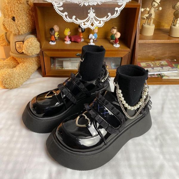dress shoes mary jane cool lolita women japanese vintage girls students jk uniform high heel platform cosplay vanny, Black
dress shoes mary jane cool lolita women japanese vintage girls students jk uniform high heel platform cosplay vanny, Black