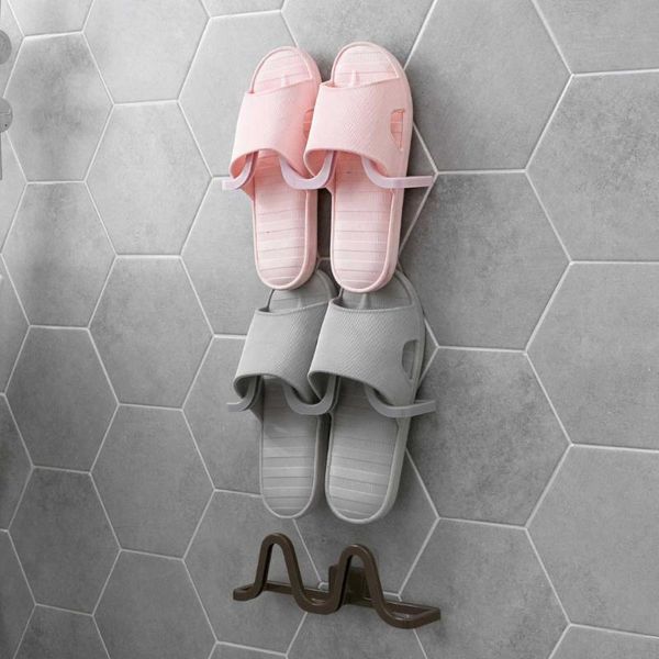 2pic wall mounted shoe rack shoe hanging holder organizer hanger slippers drain storage rack shelf bathroom organizer
2pic wall mounted shoe rack shoe hanging holder organizer hanger slippers drain storage rack shelf bathroom organizer