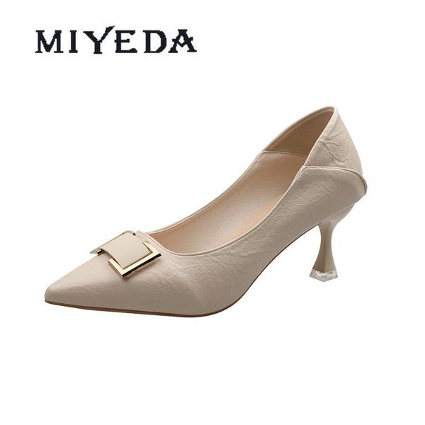dress shoes miyeda for women heels pointed toe slip-on shallow metal buckle decoration ladies pumps handmade elegant female loafers, Black
dress shoes miyeda for women heels pointed toe slip-on shallow metal buckle decoration ladies pumps handmade elegant female loafers, Black